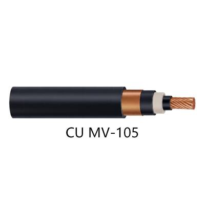 CU MV-105 Medium Voltage Cable, 15–35kV Copper Conductor, EPR or TR-XLPE Insulation, PVC Jacket, Copper Tape Shield