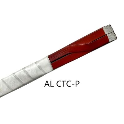 Aluminiumpapier-isolierter CTC-Leiter für Leistungstransformatoren, kundenspezifischer kontinuierlich transponierter Aluminium-Winddraht