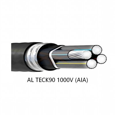 買う AL TECK90 1000V (AIA)、ULケーブル アルミニウム TECK90 インターロックアーマー電源ケーブル 1000V 定格 固定屋内および屋外電気設備用 online manufacture