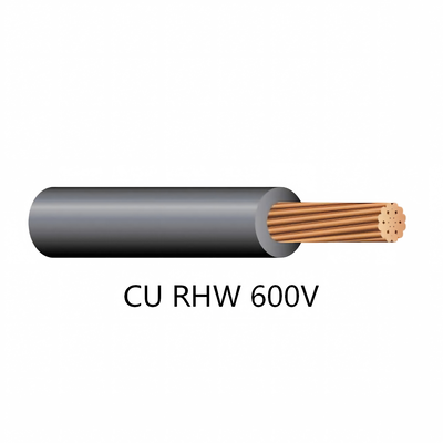 Купить Медный строительный провод CU RHW 600V, изоляция XLPE, рассчитан на 75°C во влажных и сухих условиях, силовой кабель, сертифицированный UL44, для наружной проводки в коммерческих и промышленных помещениях online manufacture