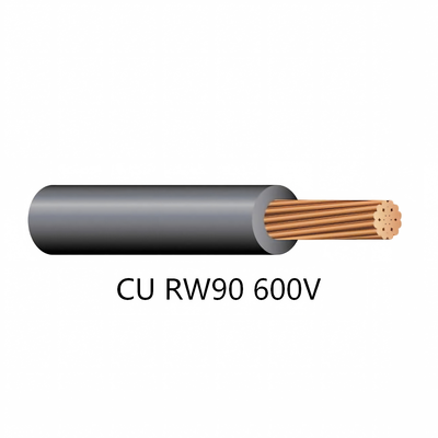 membeli Kabel Bangunan Tembaga XLPE CU RW90 600V, Berinsulasi Thermoset, Peringkat Basah & Kering 90°C untuk Pengkabelan Komersial & Industri online manufacture