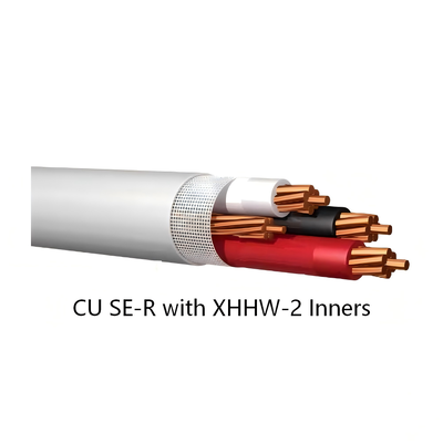 يشتري كابلات نحاسية CU SE-R مع موصلات داخلية XHHW-2 UL 44 UL 83 UL 1277 PVC LSZH online manufacture