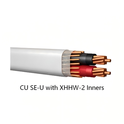 खरीदना CU SE-U XHHW-2 इनर के साथ 600V कॉपर सर्विस एंट्रेंस केबल, XLPE थर्मोसेट इंसुलेटेड, ओवरहेड और एक्सपोज्ड फीडर के लिए 90°C गीला और सूखा रेटिंग online manufacture