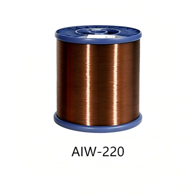 구입하다 AIW-220 폴리아마이드 이마이드 에나마일  된 둥근 구리 와이어 220급 0.02mm ~ 5mm 지름 online manufacture