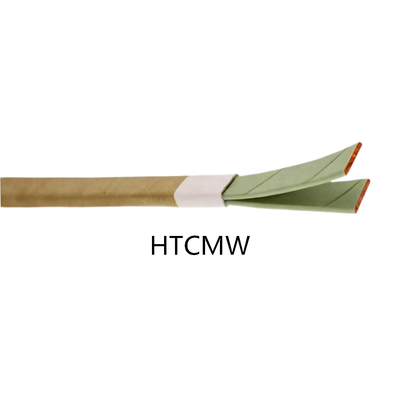 Acheter Fil de bobinage composite haute température HTCMW, cuivre ou aluminium rond et rectangulaire pour moteurs haute température, transformateurs et systèmes de traction, conforme IEC online manufacture