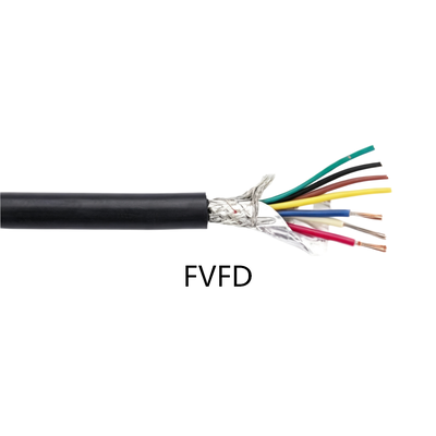 satın almak Esnek VFD Kablosu, 3+Topraklı Esnek Bükülü Bakır Kablo, XLPE PVC Yalıtım, PVC PUR Kılıf, VFD Motor, Pompa ve Konveyör Sistemleri için EMI Korumalı 600V/1000V online manufacture