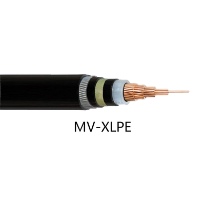 يشتري كابل الطاقة المعزول MV XLPE IEC 60502-2 ، الحديد النحاس الألومنيوم XLPE العزل PVC غلاف LSZH ،كابل ثلاثي النواة واحد 6  35 كيلو فولت للقطارات الصناعية التوزيع تحت الأرض online manufacture